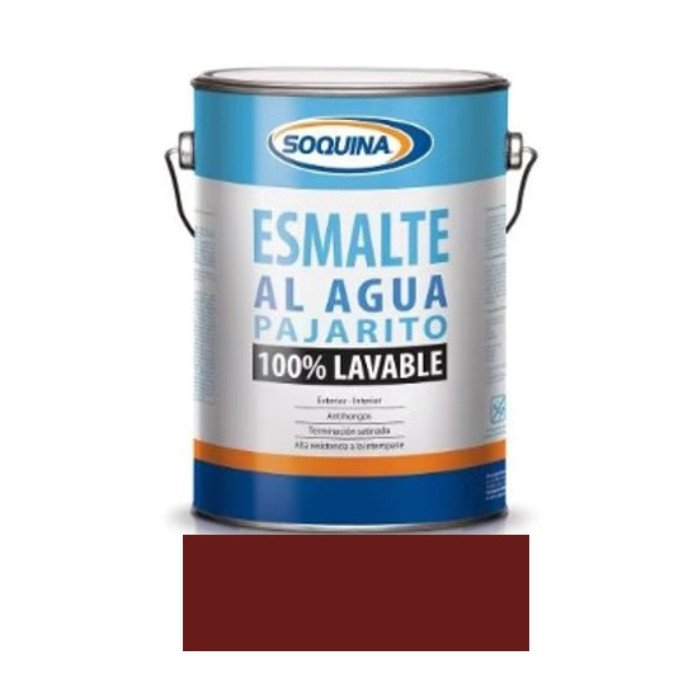 ESMALTE AGUA PAJ/CONST (GL.) ROJO COLONIAL