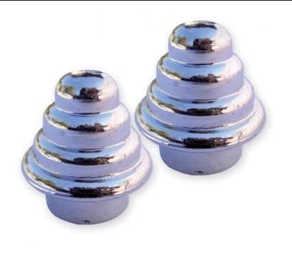 TERMINAL RIZADO 1/2 CROMADO